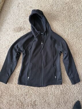 Swiss Tech Black Full-Zip Hooded Jacket